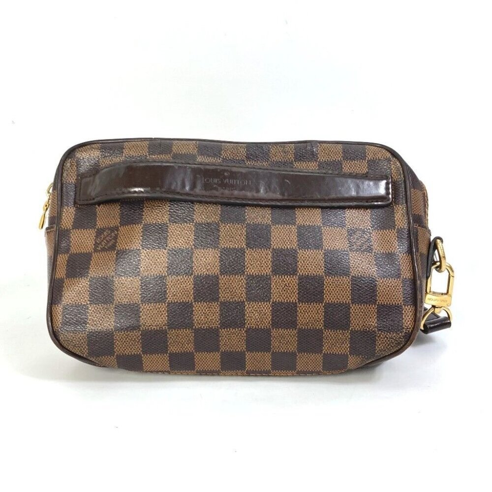 LOUIS VUITTON Damier Pochette Saint Paul With pouch strap Cluch Bag